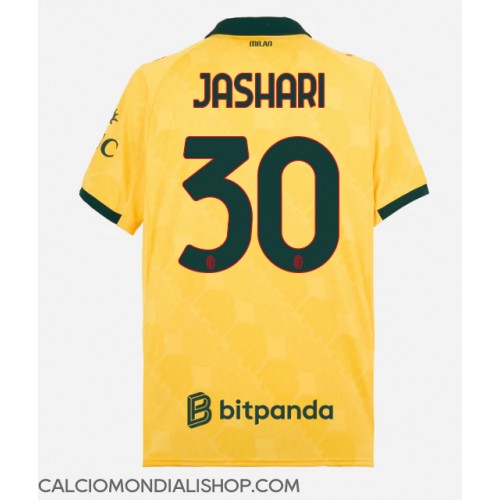 Maglie da calcio AC Milan Ardon Jashari #30 Terza Maglia 2025-26 Manica Corta